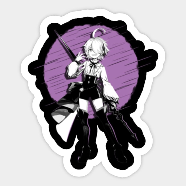 Sin Mal Honkai Impact Sin Mal Honkai Impact Sticker TeePublic